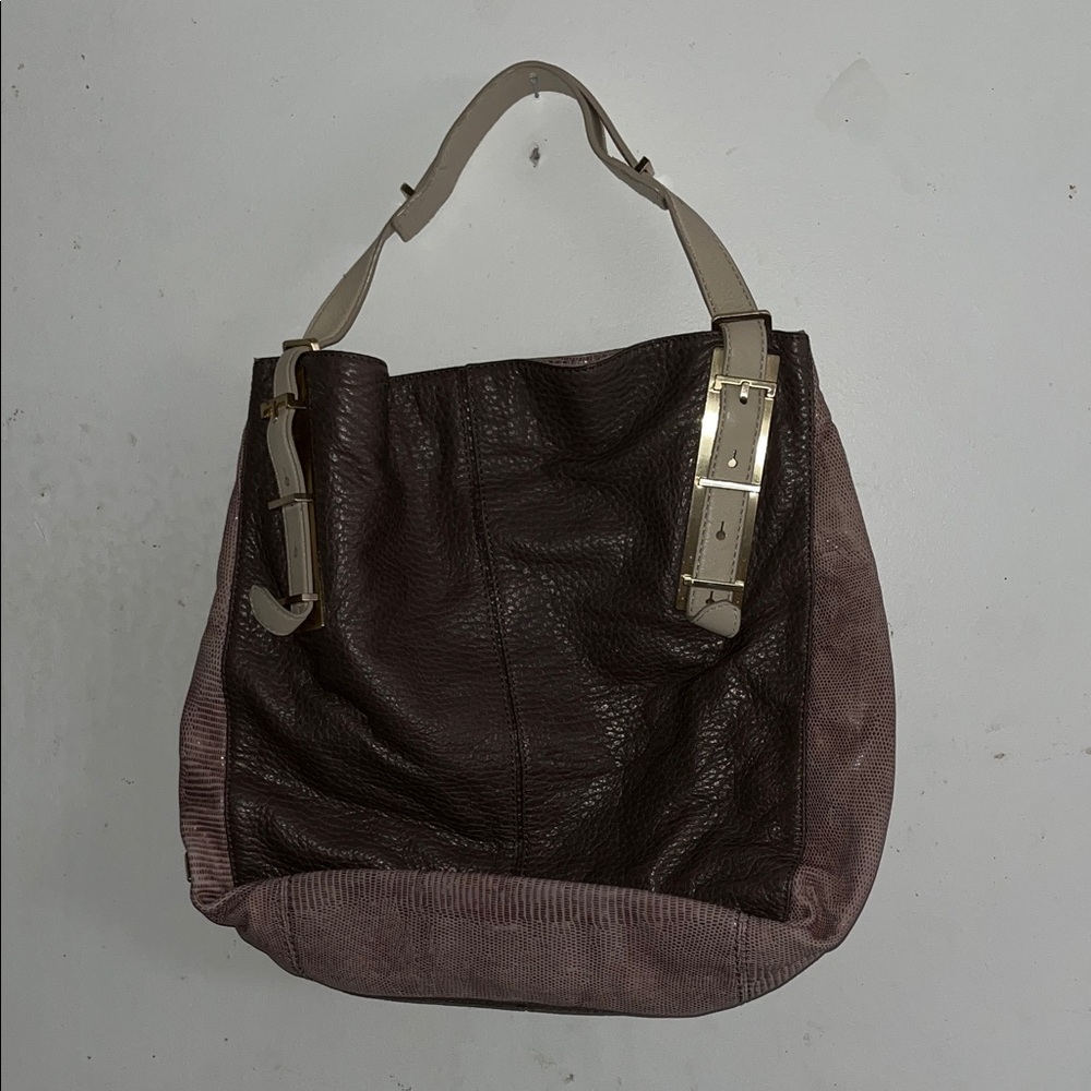 Botkier Brown and Pink Shoulder Bag